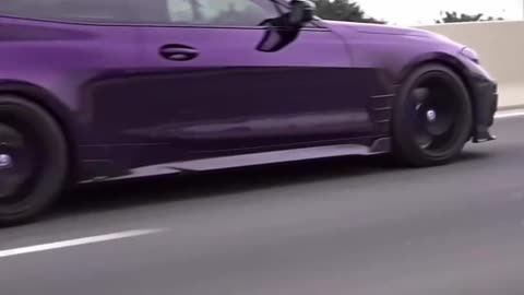 BMW M4 Purpple