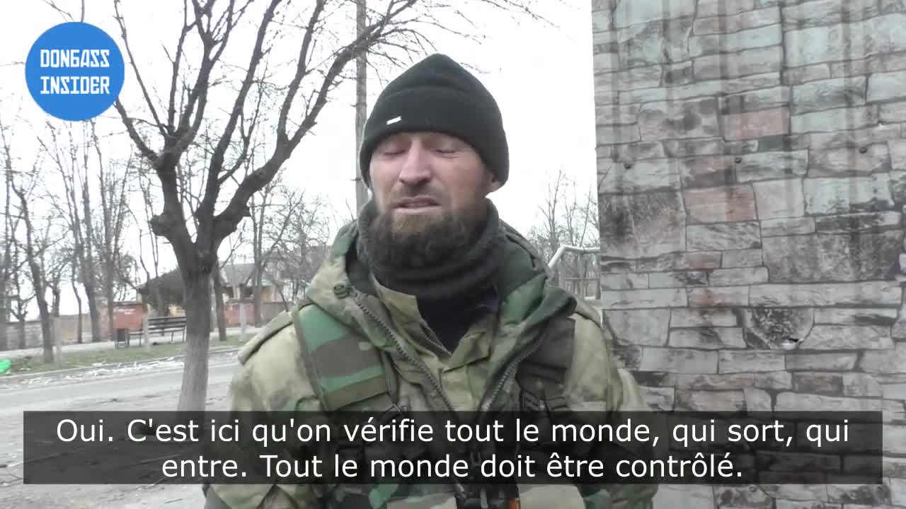 Marioupol - Interview des soldats tchétchènes près d'Azovstal - 2 avril 2022