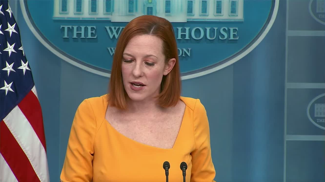 Psaki is asked how the US defines a Russian incursion into NATO territory