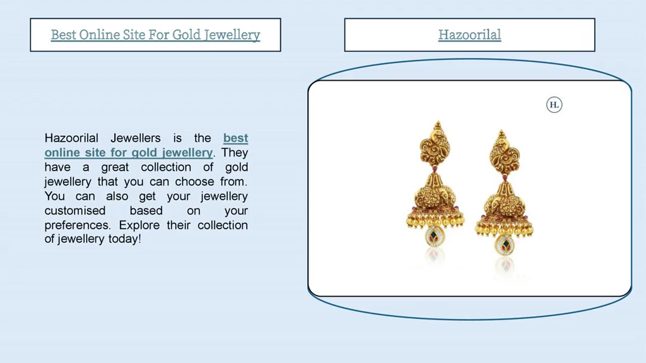 Online Jewellery Shopping