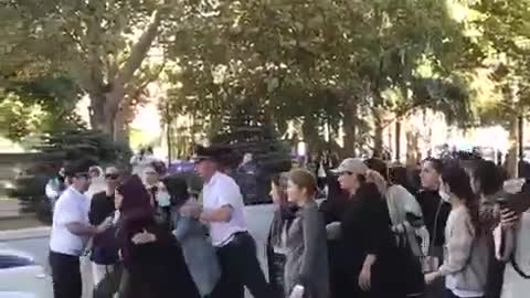 Protests against mobilization in Dagestan.