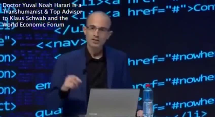 Dr. Yuval Noah Harari, Top Advisor to Klaus Schwab.