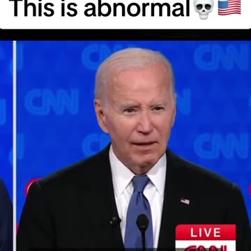Biden freezes ...This is abnormal