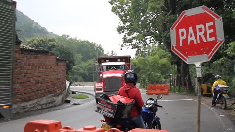 Obras vía Bucaramanga Bogotá