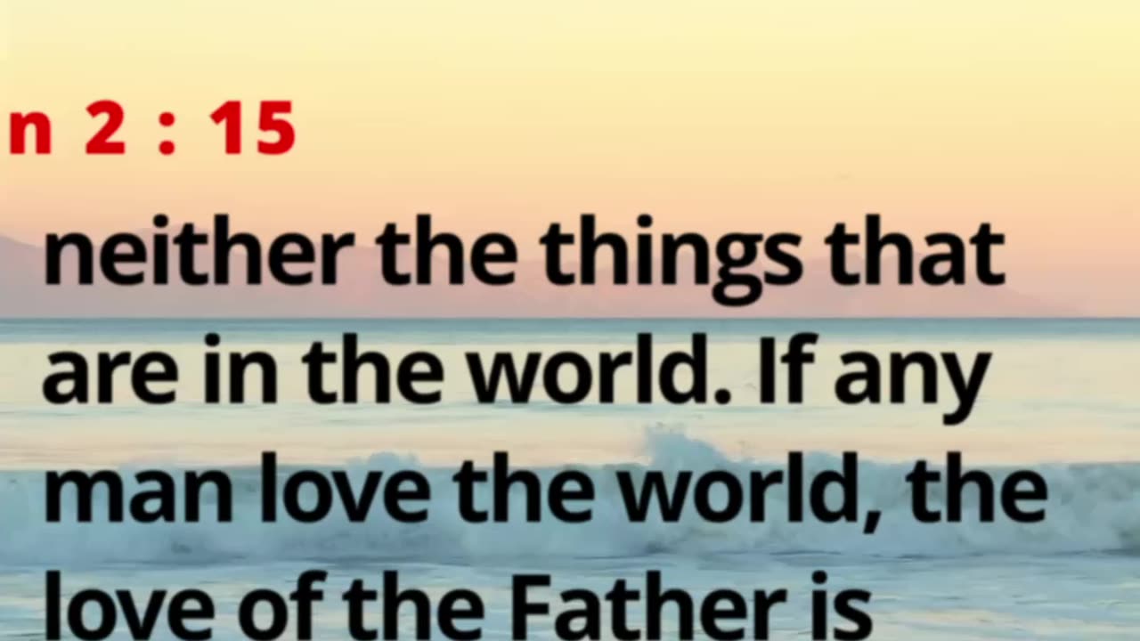 1 John 2:15