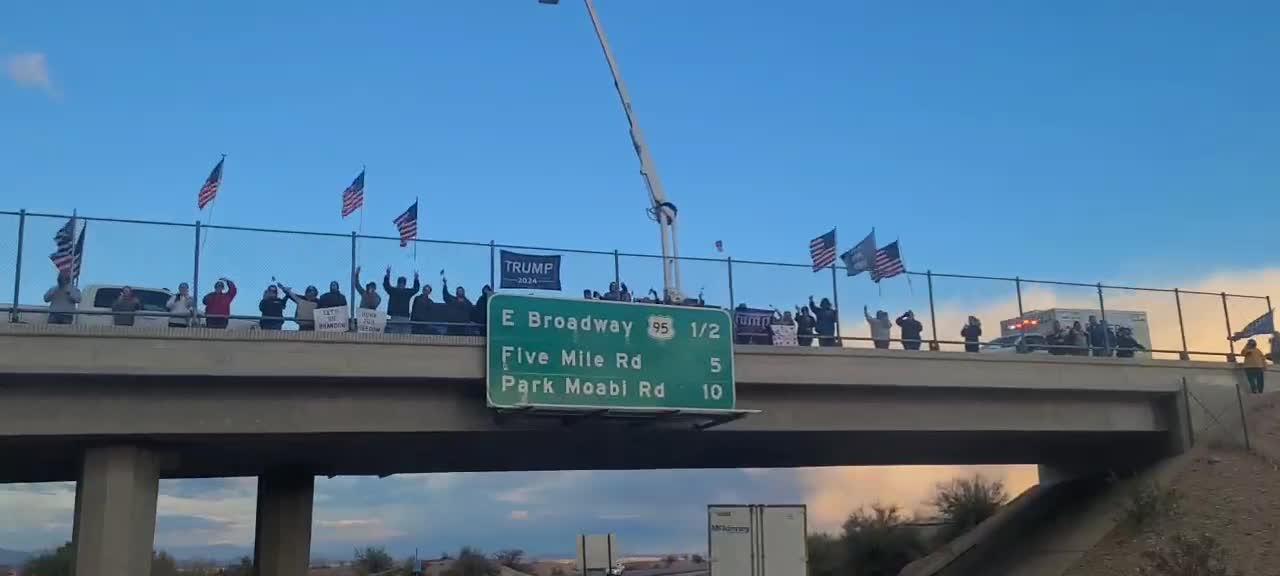 USA Truckers Convoy desert power mode