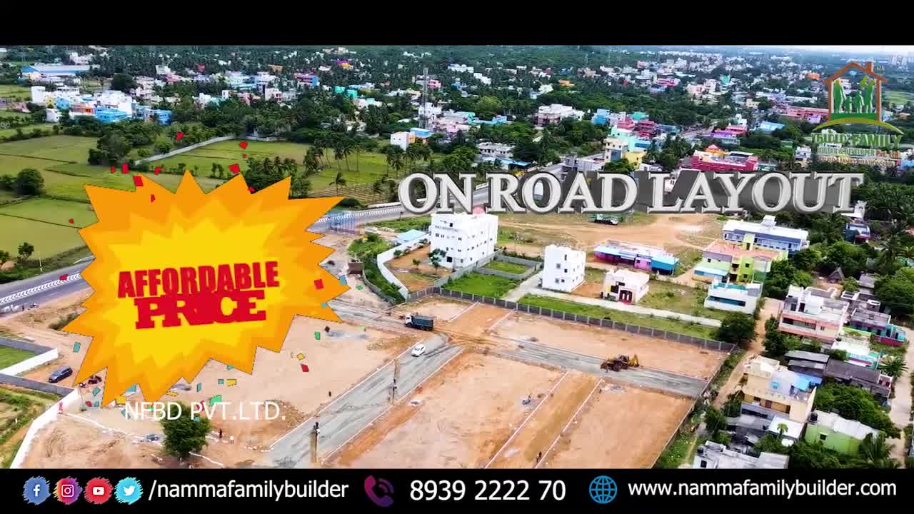 On Road Layout Project Grand Launch on 21st Aug 2022 | Thiruporur ⛳️NFBD Pvt. Ltd. #nfbd #plots