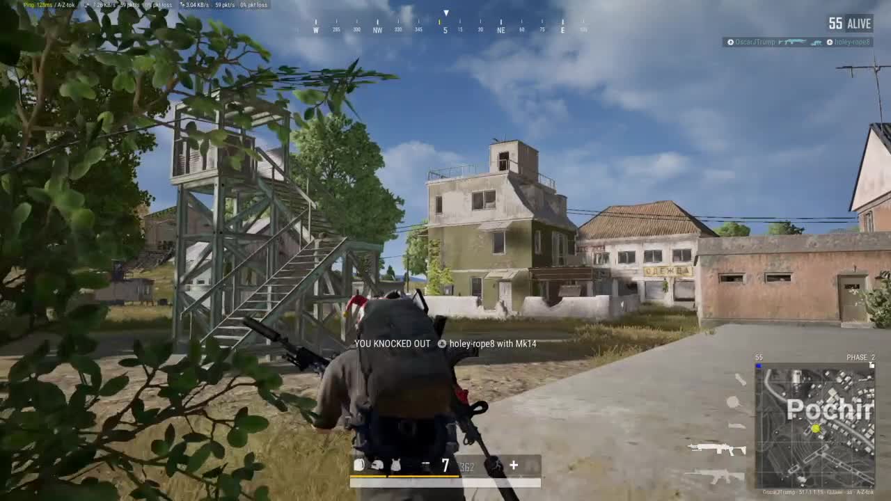 Killed him with a pistol - PUBG Gameplay