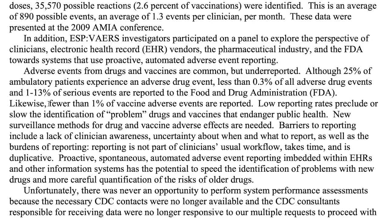 The latest VAERS covid vaccine adverse event report