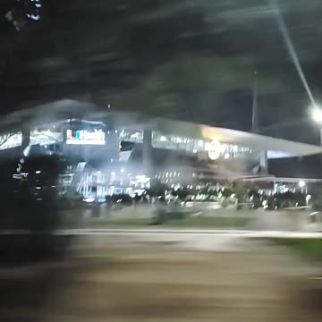Drive by view of Hard Rock Stadium