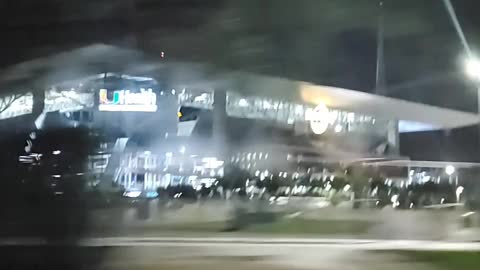 Drive by view of Hard Rock Stadium