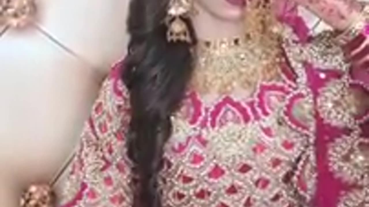 Asian Bridal hair style