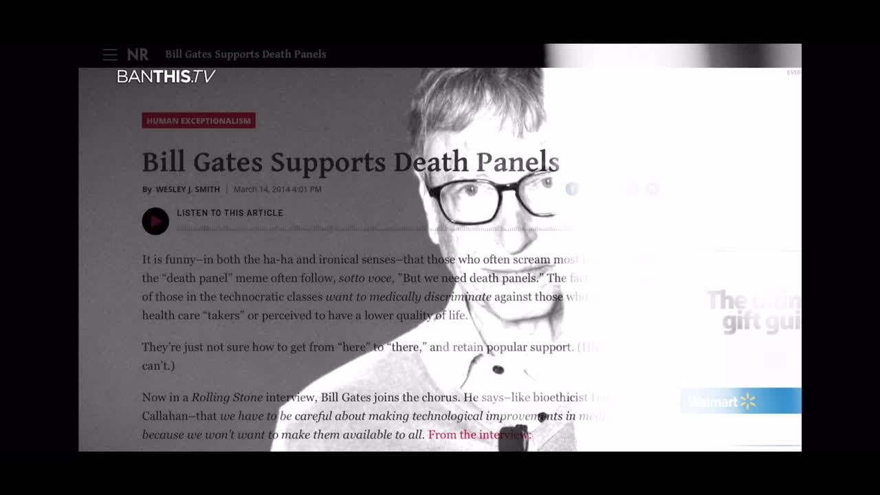 Bill Gates, Depopulation and Vaccines