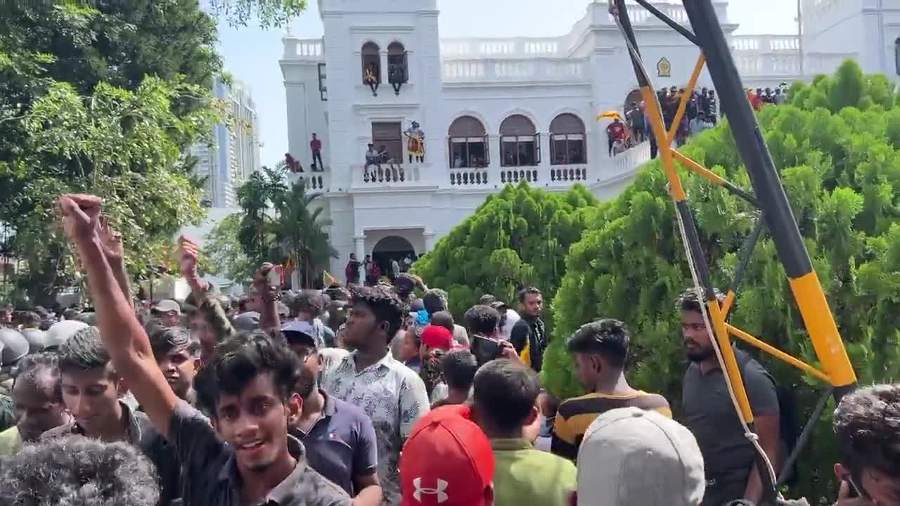 Sri Lanka - Protestors have taken over the Prime Minister’s office.