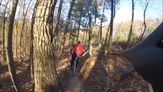 Hampton Roads Outdoor Adventures - 2014 Bryce Bayse Mtn MTB'ing downhill