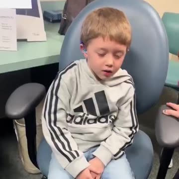 This little boy hears his mother's voice for the first time!