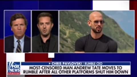 CEO of Rumble, Turcker Fox News , On Andrew Tate