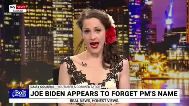 Biden's undiplomatic name calling of his Australian counterpart.