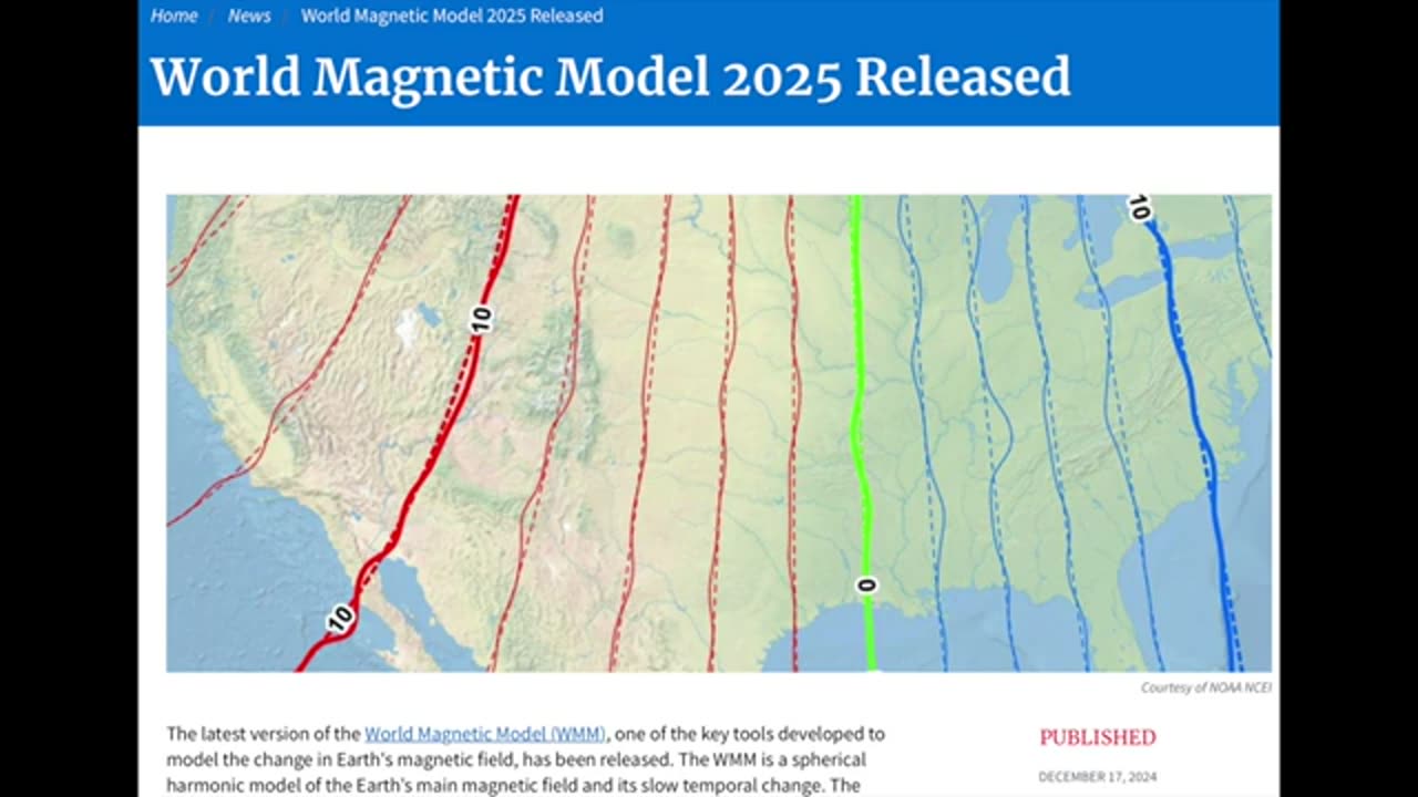 Magnetic Pole Shift Study Update News Dec.18.2024