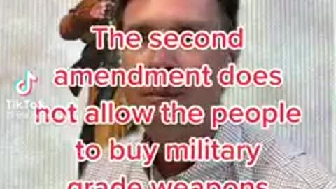 2A: People shall buy military grade weapons