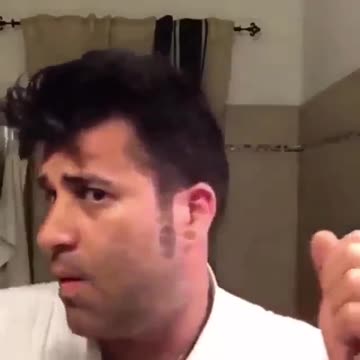 How men use hair straightener