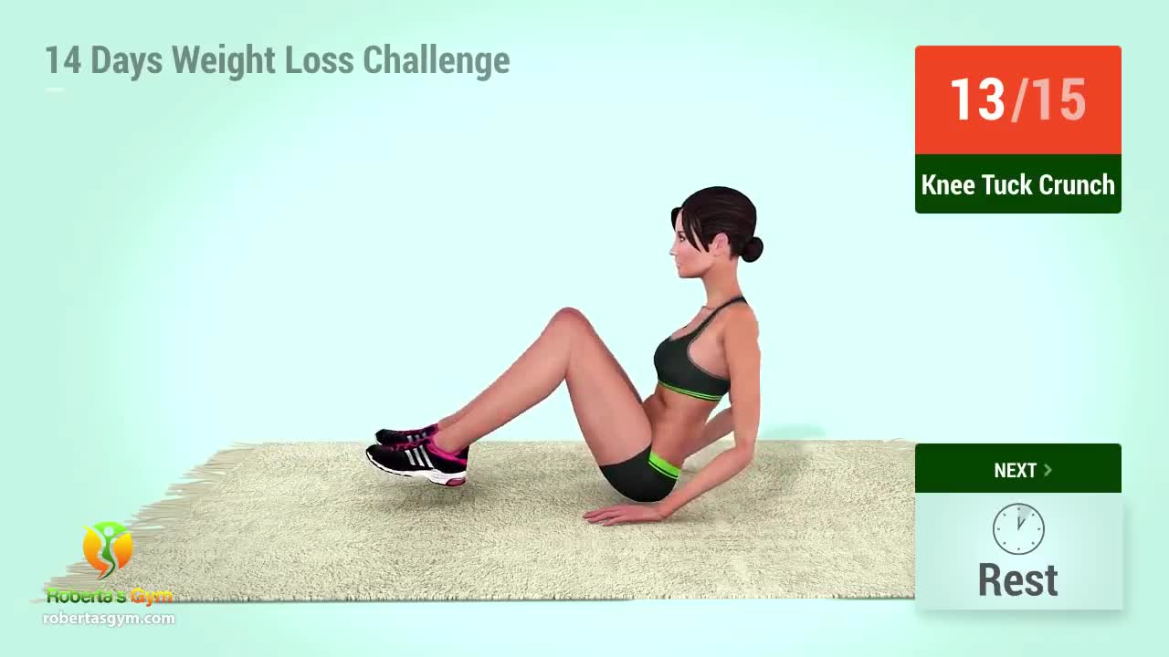 14 Days Weight Loss Challenge - Lose Belly Fats