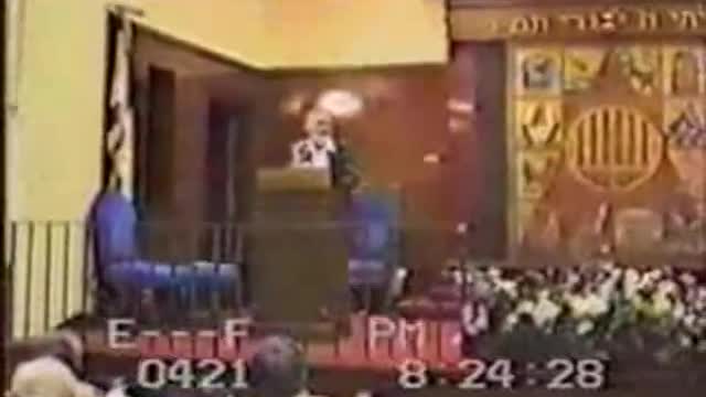 Rabbi Kahane speaks at Beth Zion