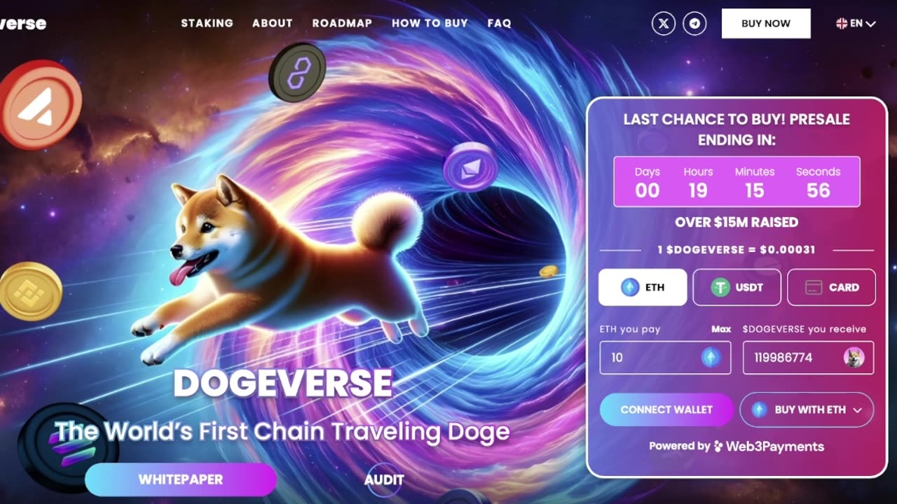 Last chance to BUY !! Dogeverse Presale Ends In Less Than 24 Hours Check This Out Now!