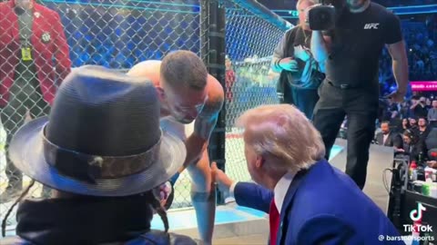 Trump at UFC Fight.