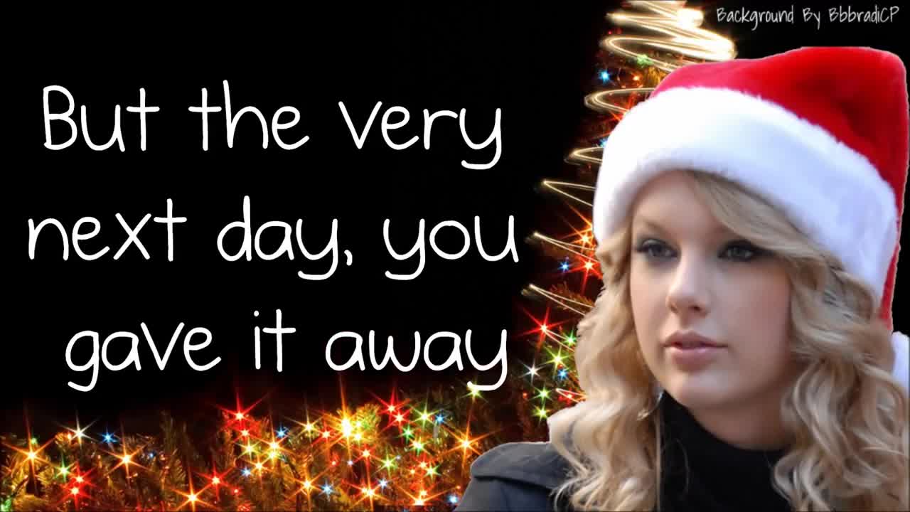 Taylor Swift- Last Christmas (Lyrics)