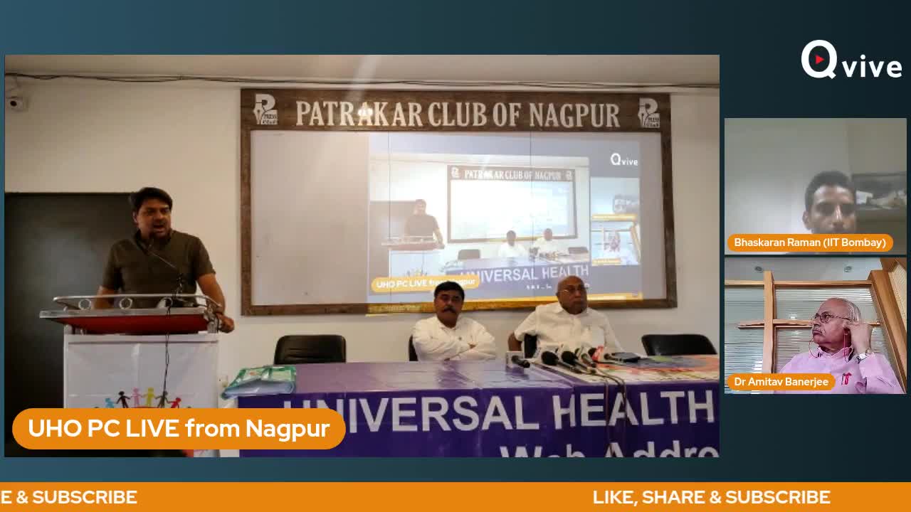 LIVE from Nagpur: UHO PRESS MEET.....13 MAY 2022