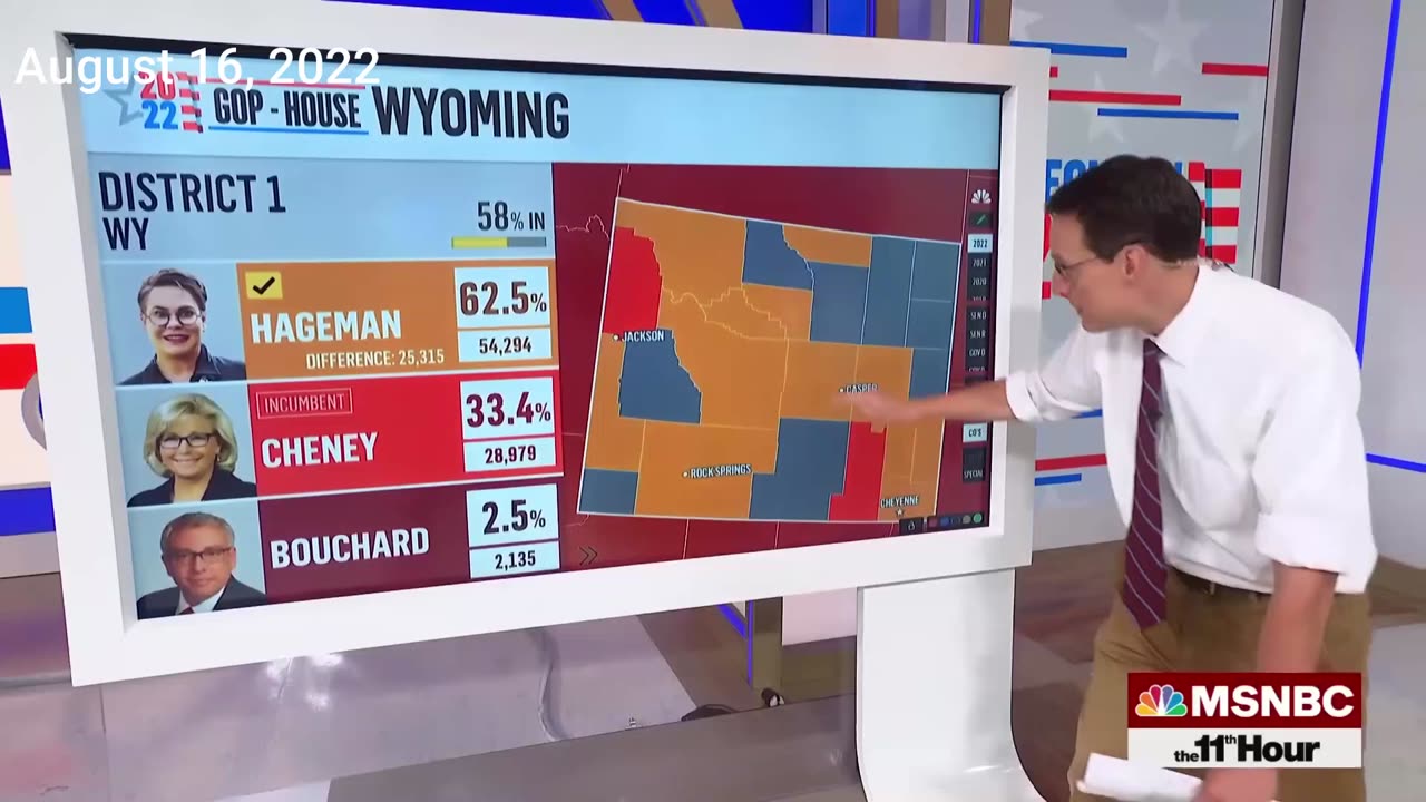 FLASHBACK: Liz Cheney Got Crushed In The GOP Primary Election In 2022