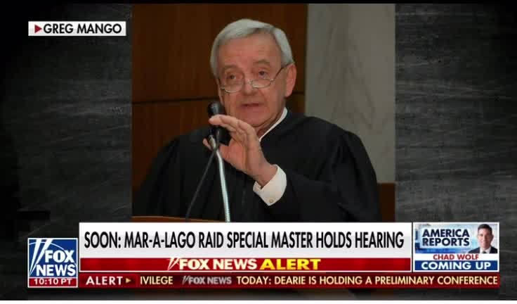 Soon Mar-a-Lago Raid Special Master Holds Hearing.