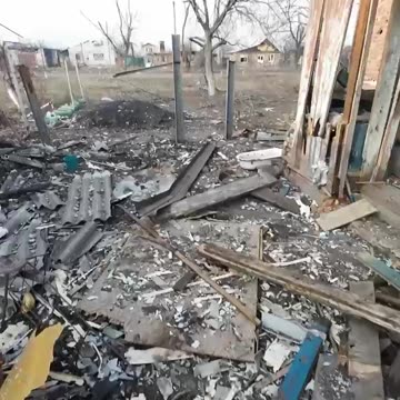 Moving Through the Destroyed Suburbs of Bakhmut
