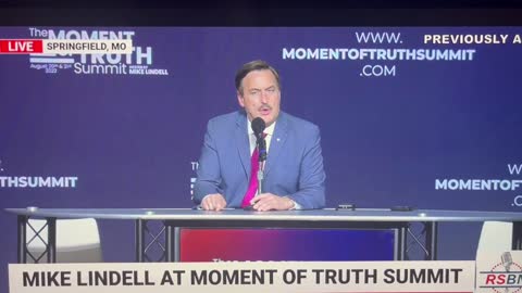 Mike Lindell speaks at the Moment of Truth Summit - Proof of Election Fraud