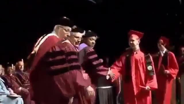 That awkward moment at graduation