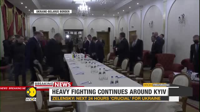 Russia-Ukraine peace talks begin as conflict enters fifth day | World English News | Latest Updates