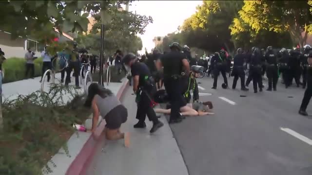 What do you call people who attack heavily armed police