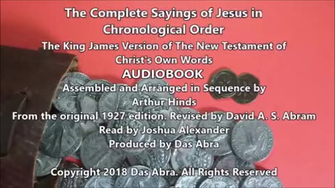 Complete Sayings of Jesus in Chronological Order