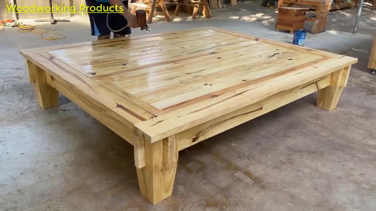 Extremely Creative Woodworking Skills // Build An Incredibly Strong And Easy Bed With Simple Joints