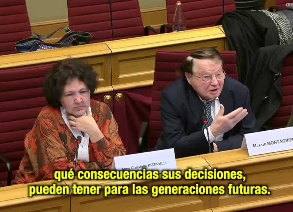 Luc Montagnier - Etica médica Luxemburgo enero 2022