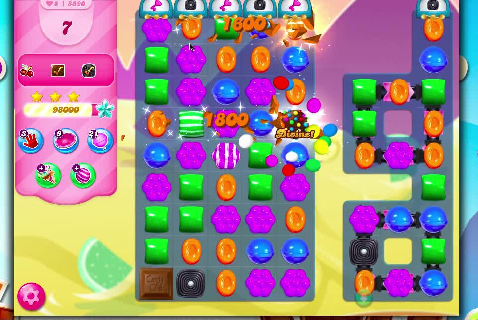Candy Crush Level 8590 released 1/20/21 (No Boosters)