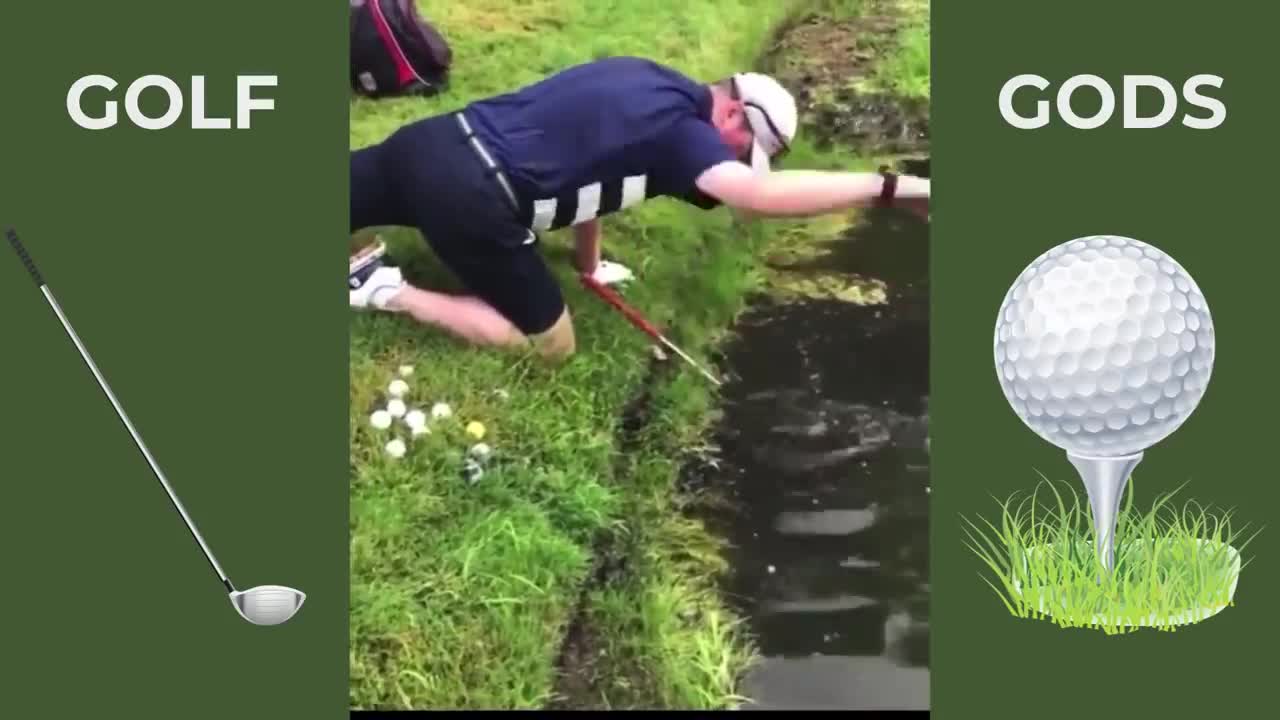 Funny awesome​ compilation from golf competitions