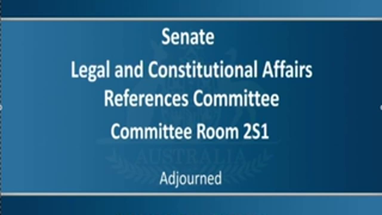 Graham and John provide testimony to the Federal Senate 13th March 2024...