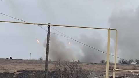 They shelled on the liberated town Bugas