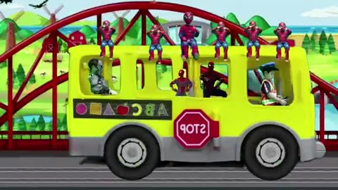 Wheels on the Bus nursery Rhymes & Kids song