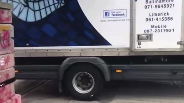 In Dublin, a truck deliberately rammed the gates of the Russian embassy