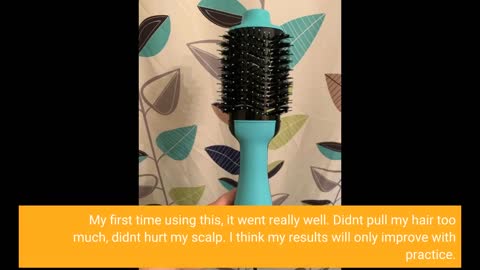REVLON One-Step Volumizer Original 1.0 Hair Dryer and Hot Air Brush, Mint