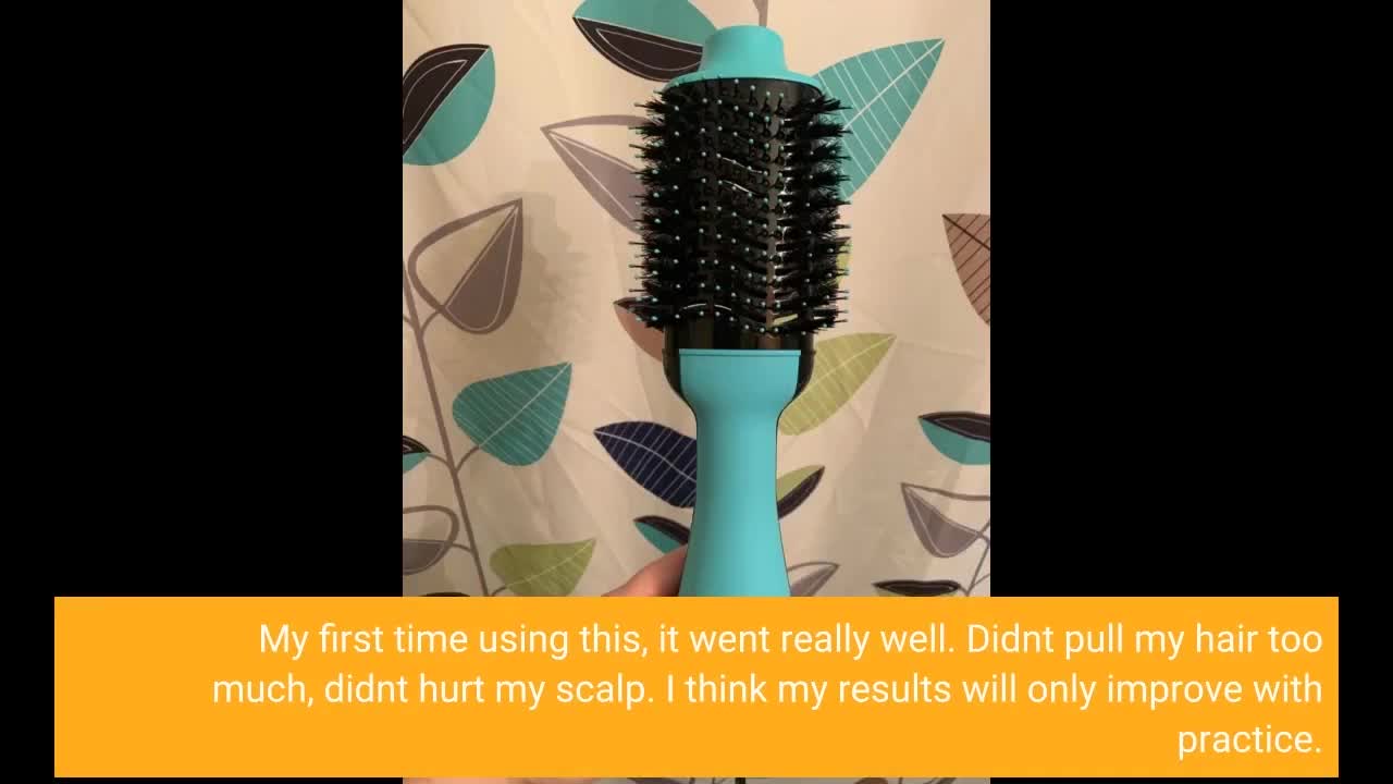 REVLON One-Step Volumizer Original 1.0 Hair Dryer and Hot Air Brush, Mint