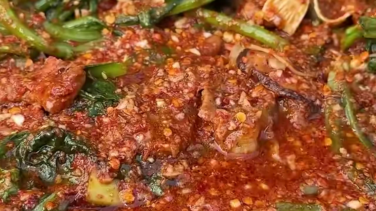 Mukbang Super Spicy Jumbo Portion Ramen